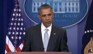 Obama : les attaques de Paris frappent "toute l'humanité et nos valeurs universelles"