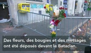 A Paris, des Français rendent hommage aux victimes