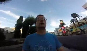 Ce touriste s'est filmé avec sa GoPro par erreur pendant son voyage à Las Vegas!