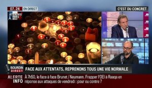 Guénolé, du concret: Attaques à Paris: "La contre-attaque en tant que peuple, c'est de refuser de changer nos vies" - 16/11