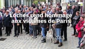 VIDEO. Loches rend hommage aux victimes de Paris