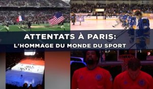 Attentats à Paris: L'hommage du monde du sport