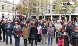 VIDEO. Minutes de silence à Châteauroux