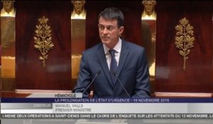 Manuel Valls : "Il peut y avoir le risque d'armes chimiques ou bactériologiques"