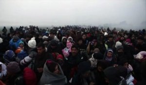 La Macédoine filtre les migrants à sa frontière avec la Grèce