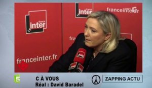 Marine Le Pen quitte l'émission de France Inter en direct