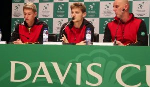 Coupe Davis 2015 - David Goffin : "Ce sera différent contre Murray"