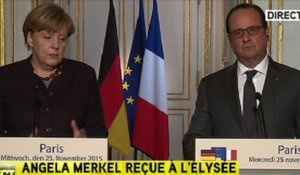 Angela Merkel sur la crise des migrants : « le contrôle des frontières extérieures n’est pas suffisamment assuré »