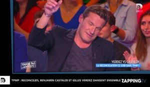 TPMP : Réconciliés, Benjamin Castaldi et Gilles Verdez dansent collés serrés