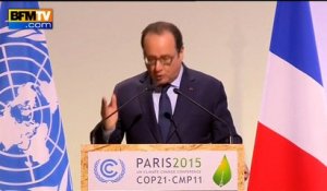 Hollande: "sur vos épaules repose l'espoir de toute l'humanité"