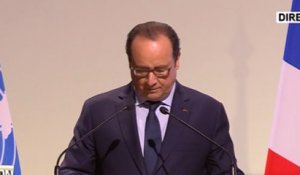 Hollande : «Sur vos épaules repose l'espoir de toute l'humanité»