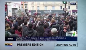 La vidéo des affrontements entre les CRS et les casseurs à la place de la République