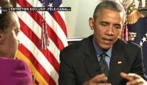 Interview exclusive de Barack Obama par Laurence Haïm pour iTELE