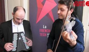 Le violon imprimé en 3D et le Dualo font sensation à la FrenchTech Weezevent à Rennes