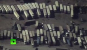 Syrie : des camions transportant le prétendu pétrole de Daesh passent la frontière avec la Turquie