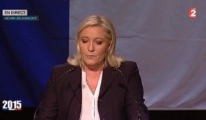 Marine Le Pen : «Nous avons vocation à réaliser l'union nationale dont le pays a besoin»