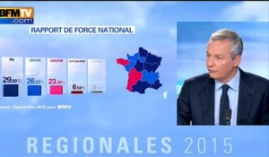 Bruno Le Maire sur les régionales: "Nous devons en tirer toutes les conséquences"