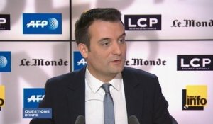 Régionales : Florian Philippot juge "hystérique" l'attitude de Manuel Valls