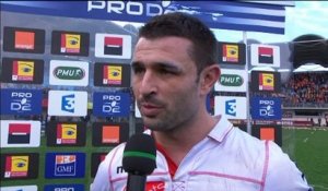 Romain Loursac : "Une belle victoire pour Perpignan, une mauvaise défaite pour nous..."