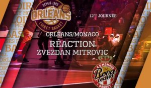 Réaction de Zvezdan Mitrovic - J12 - Orléans reçoit Monaco