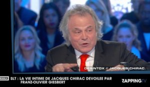 SLT - Jacques Chirac : Les révélations étonnantes de Franz-Olivier Giesbert sur la vie intime de l’ancien président