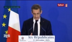 Réaction Nicolas Sarkozy 2ème tour #régionales2015 : "Les français attendent de nous des réponses qui nous engagent"