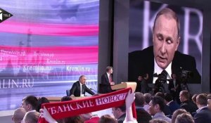Vladimir Poutine offensif pour sa 11ème conférence de presse