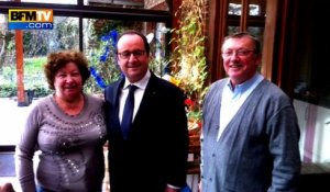 Plouvain: Hollande s’invite à l’improviste chez le maire