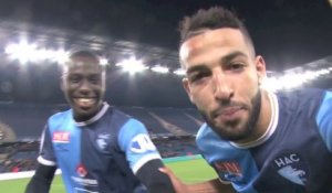 Après HAC - Auxerre (1-0) réaction d'Issam Chebake