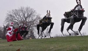 Des rennes robots de Google tirent le traineau du père Noël - La Semaine geek