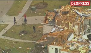 Scènes de dévastation après le passage de tornades au Texas