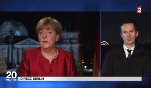 Allemagne : les vœux d'Angela Merkel marqués par la question des réfugiés