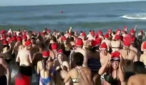 Pour fêter le Nouvel An, les Européens se jettent à l'eau