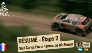Résumé de l'étape 2 - Auto/Moto - (Villa Carlos Paz / Termas de Rio Hondo)
