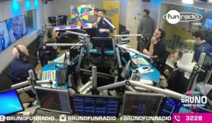 Elliot dans la cage aux Lions - La roue du Défi de Bruno dans la Radio
