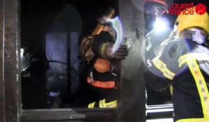 Saint-Brieuc : un squat ravagé par un incendie rue Fardel