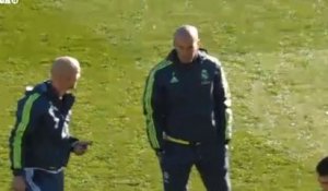 Le premier entraînement du Real avec Zidane