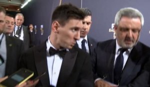 Ballon d'Or - Messi assailli par les médias après son triomphe