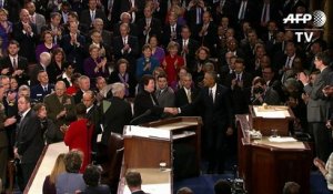 Guantanamo, économie, climat politique : Obama fait le bilan lors de son dernier discours sur l'état de l'Union