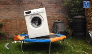 Une machine à laver sur un trampoline ! - Le rewind du mardi 19 janvier 2016.