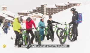 Sports d’hiver : vive les activités insolites !