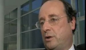F. Hollande, à l'issue du meeting de Bordeaux