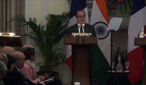 Vente de Rafale à l'Inde : "Une étape décisive" franchie selon Hollande
