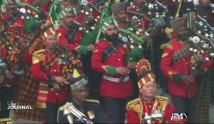 Hollande au défilé militaire du Republic Day en Inde