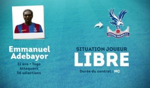 Officiel : Abdebayor débarque à Crystal Palace !