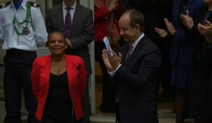 Passation de pouvoir : le discours d'adieux de Christiane Taubira