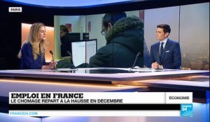France : nouveau rebond du chômage en décembre