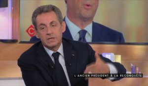 Nicolas Sarkozy sur le plateau de "C à vous"