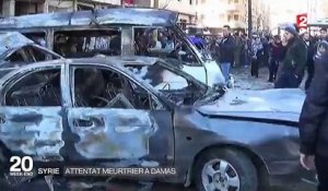 Syrie : plus de 60 personnes tuées dans un attentat à Damas