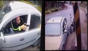 Zap Vidéo: un conducteur braqué riposte en sortant une arme !